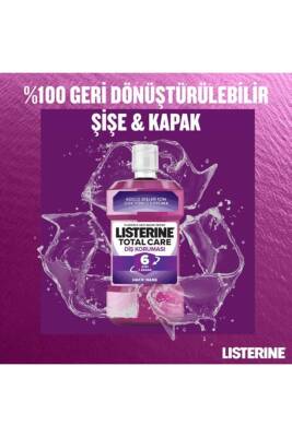 Listerine Total Care Diş Koruması Hafif Tat Ağız Bakım Suyu 250 ml - 8