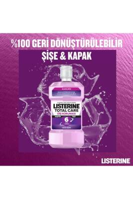 Listerine Total Care Zero Diş Koruması Alkolsüz Hafif Tat Ağız Bakım Suyu 250 ml - 6