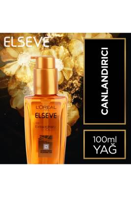 L'Oreal Elseve Mucizevi Canlandırıcı Bakım Yağı Her Saç Tipi İçin 100ml - 2