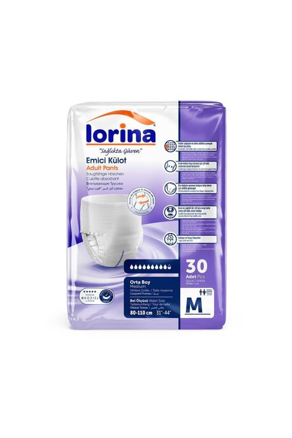 Lorina Emici Külot Hasta Bezi Medium 120 Adet - 4