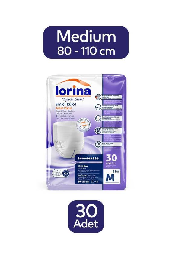 Lorina Emici Külot Medium 30 Adet - 1