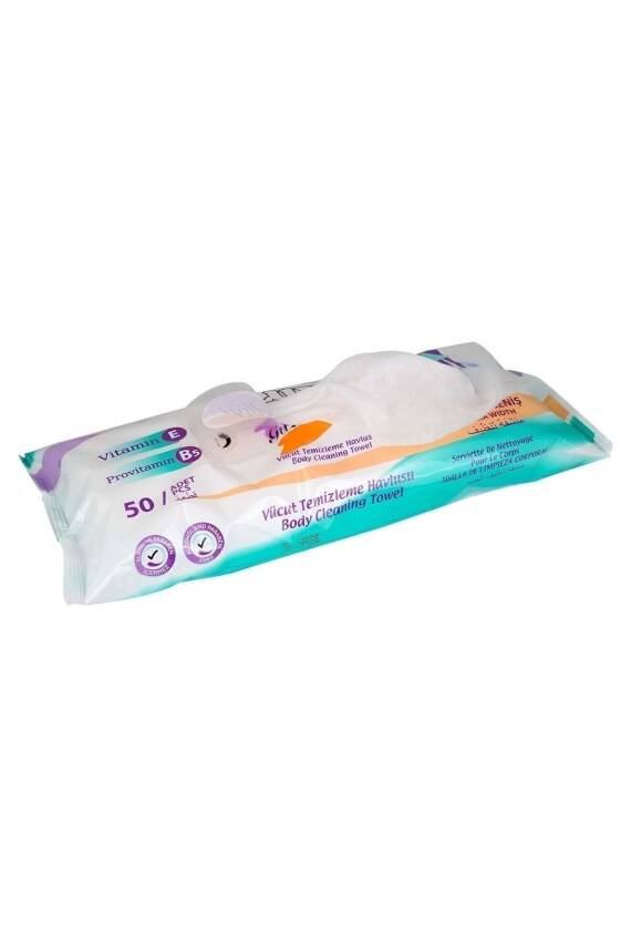 Lux Hasta Vücut Temizleme Islak Mendil Havlu 50 Yaprak Xl (12 Li Set) - 3