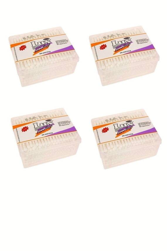 Lux Kulak Temizleme Çubuğu 200'lü ( 4 Paket ) - 1