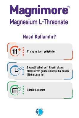 Magnimore Magnesium L-threonate 90 Bitkisel Kapsül Magnezyum L-treonat - 4