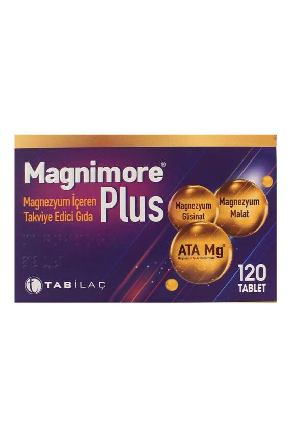 Magnimore Plus 120 Magnezyum Içeren Takviye Edici Gıda - 1