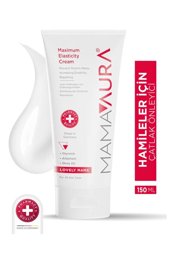 Mamaaura Hamileler Için Çatlak Önleyici - Maximum Elasticity Cream 150 ml - 1