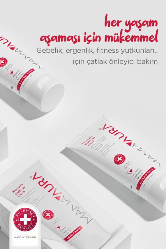 Mamaaura Hamileler Için Çatlak Önleyici - Maximum Elasticity Cream 150 ml - 5