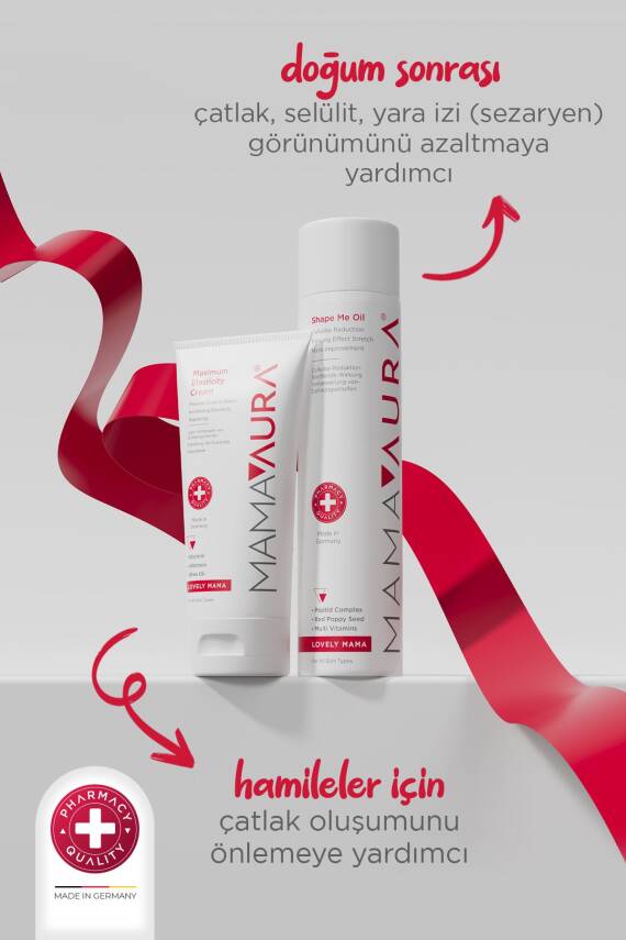 Mamaaura Hamileler Için Çatlak Önleyici - Maximum Elasticity Cream 150 ml - 6
