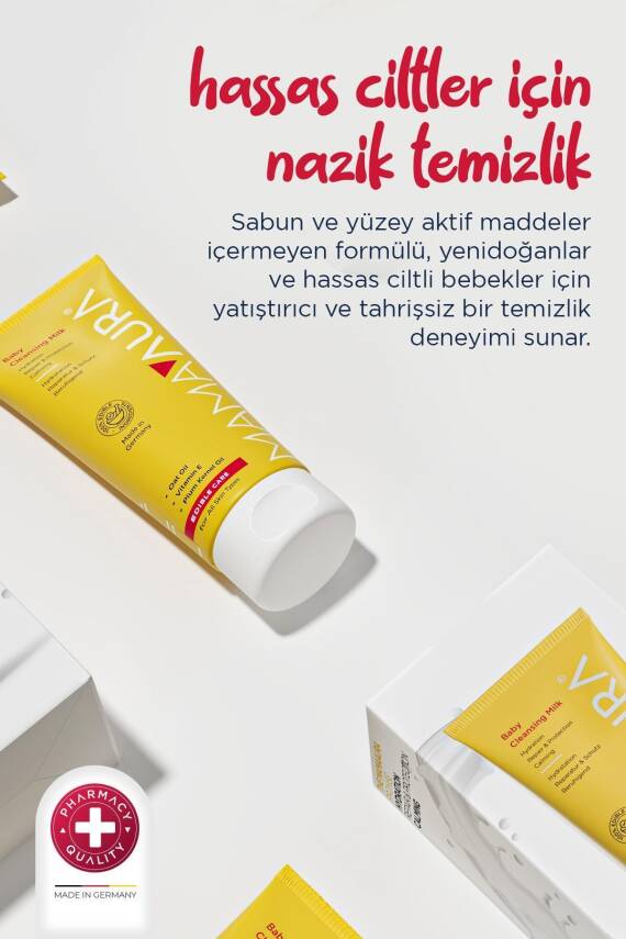 Mamaaura Temizleme Sütü %100 Yenilebilir Içerikli - Baby Cleansing Milk 200 ml - 5