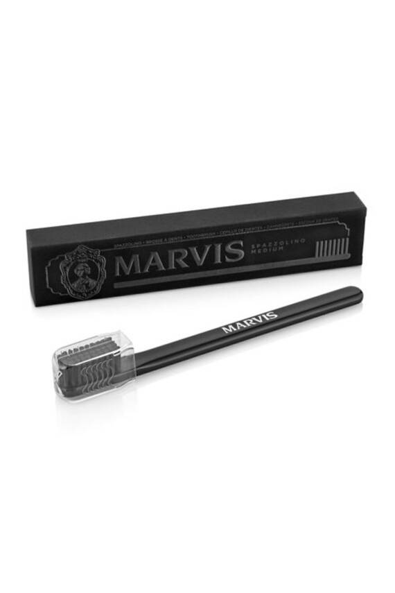 Marvis Orta Sert Medium Siyah Renk Diş Fırçası - 1