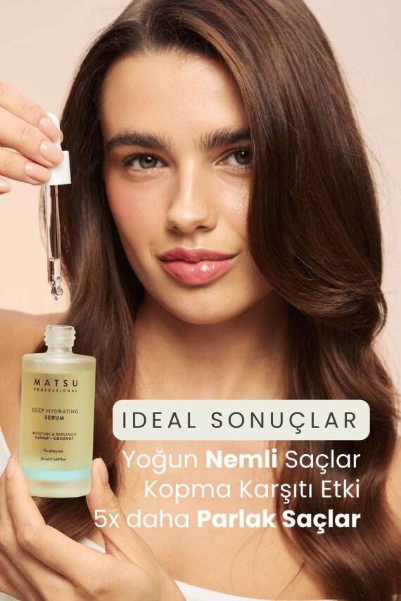 Matsu Kuru Saçlar Için Yoğun Nemlendirici Ve Kopma Karşıtı Deep Hydrating Saç Bakım Serumu 50 ml - 2