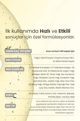 Matsu Kuru Saçlar Için Yoğun Nemlendirici Ve Kopma Karşıtı Deep Hydrating Saç Bakım Serumu 50 ml - 6