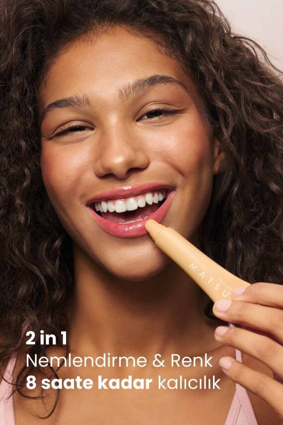 Matsu Lip Balm – Peachy | 2’si 1 Arada Nem & Renk - 4