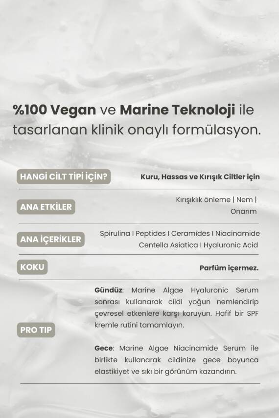 Matsu Marine Algae Bariyer Onarıcı Ve Besleyici Peptit Yüz Kremi 50 ml - 4