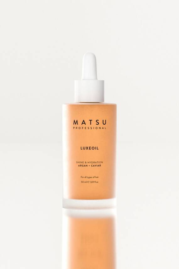 Matsu Mat Ve Cansız Saçlar Için Parlaklık, Nem Ve Yoğun Besleme Sağlayan Luxeoil Saç Bakım Yağı 50 ml - 1