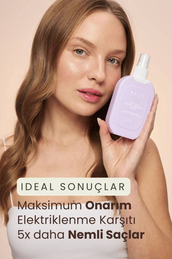 Matsu Onarım Ve Kabarıklık Karşıtı Etkili Miracle Kolay Tarama Spreyi 200 ml - 2
