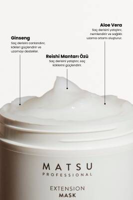 Matsu Yavaş Uzayan Saçlar Için Saç Derisini Güçlendiren Extension Hızlı Uzama Saç Bakım Maskesi 350 ml - 3