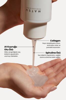 Matsu Yavaş Uzayan Saçlar Için Saç Derisini Güçlendiren Extension Hızlı Uzama Saç Bakım Şampuanı 350 ml - 3