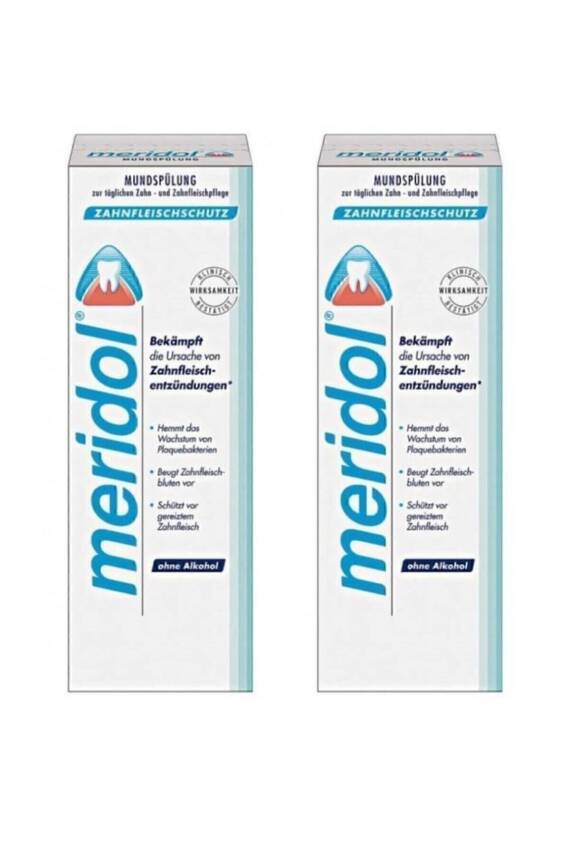 Meridol Ağız Bakım Suyu 400 ml 2 Adet - 1