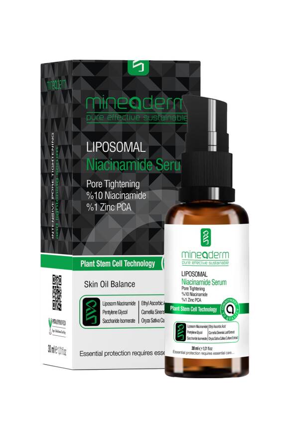 Mineaderm Gözenek Sıkılaştırmaya Yardımcı Niacinamide Serum/pore Tightening Liposom %10 Niacinamide Serum - 2
