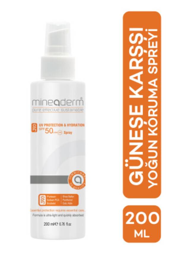 Mineaderm Güneşe Karşı Yoğun Koruma Spreyi Spf 50 /uv Protection & Hydration Spray Spf 50 - 1
