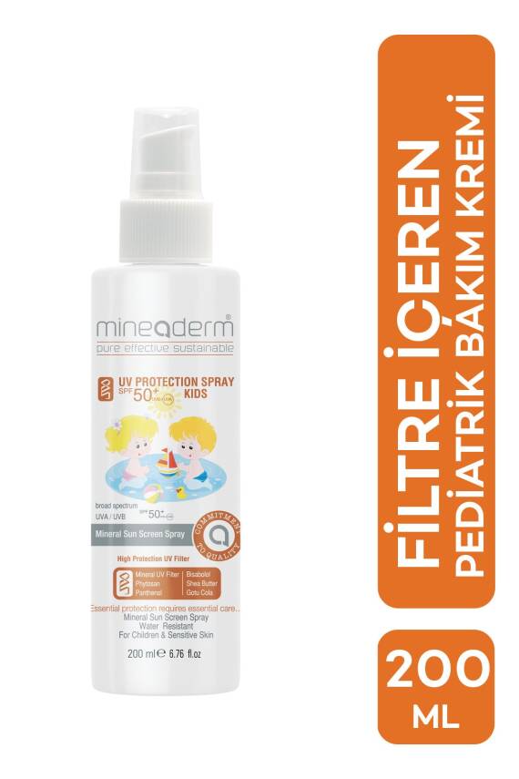 Mineaderm Mineral Filtre Içeren Pediatrik Güneş Bakım Kremi/uv Protection&hydration Kıds Spray Spf50+ - 1