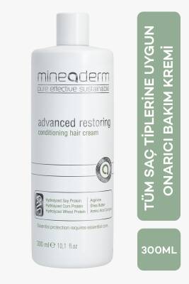 Mineaderm Onarıcı Saç Bakım Kremi - Advanced Restoring 300 ml - 1