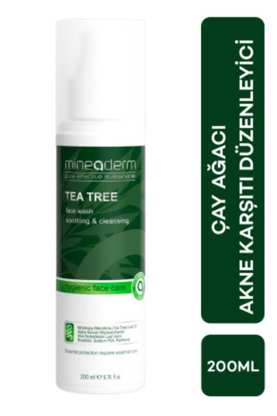 Mineaderm Tea Tree Face Wash-Yüz Yıkama Jeli 200ml - 2