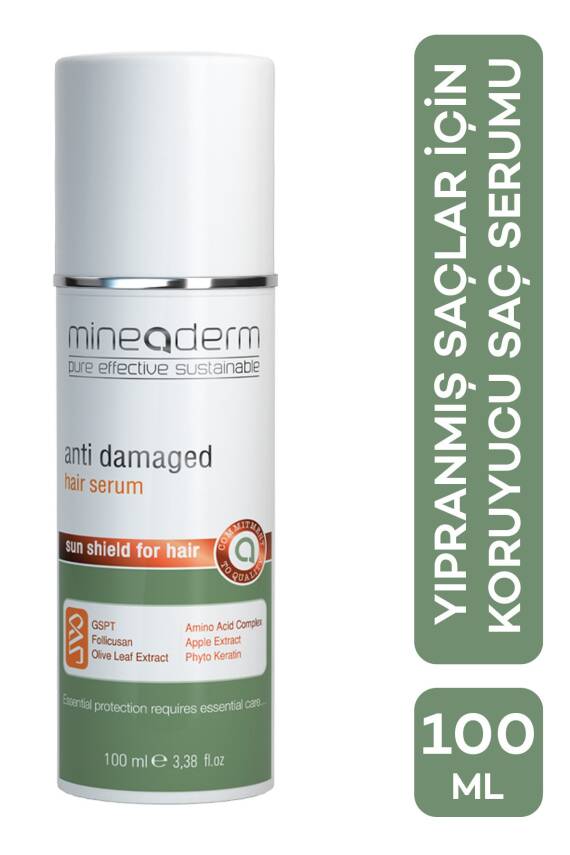 Mineaderm Yıpranmış Saçlar Için Kouruyucu Saç Serumu 100 Ml - 1