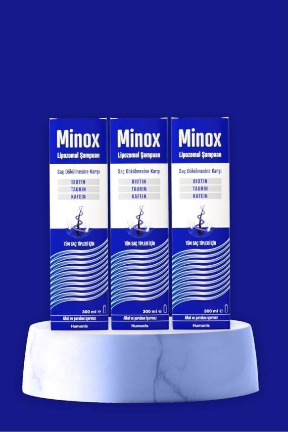 Minox Lipozomal Şampuan 300ml x 3 Adet - 1