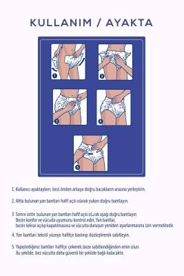 Moly Bel Bantlı Hasta Bezi XL 30'lu - 3