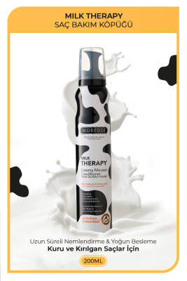 Morfose Milk Therapy Saç Köpüğü 200ml - 1