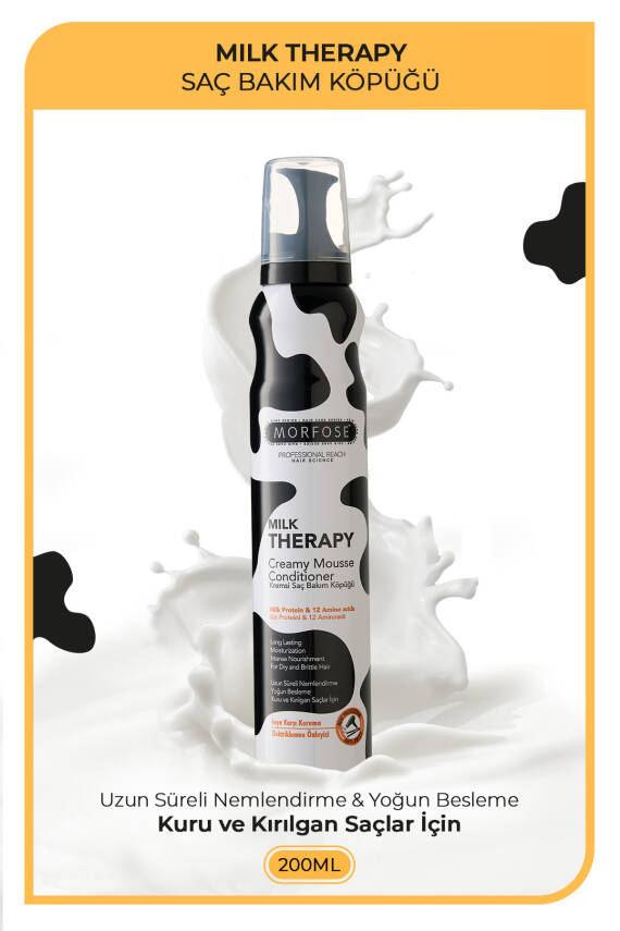 Morfose Milk Therapy Saç Köpüğü 200ml - 1