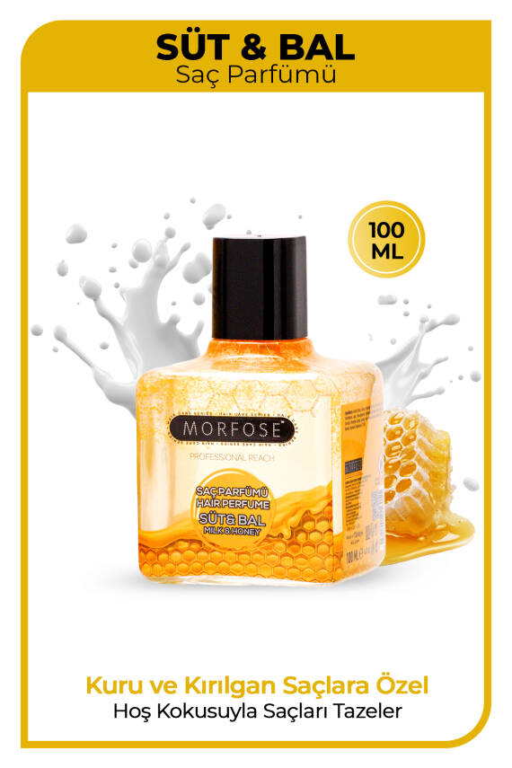 Morfose Süt & Bal İçerikli Saç Parfümü 100 ml - 1