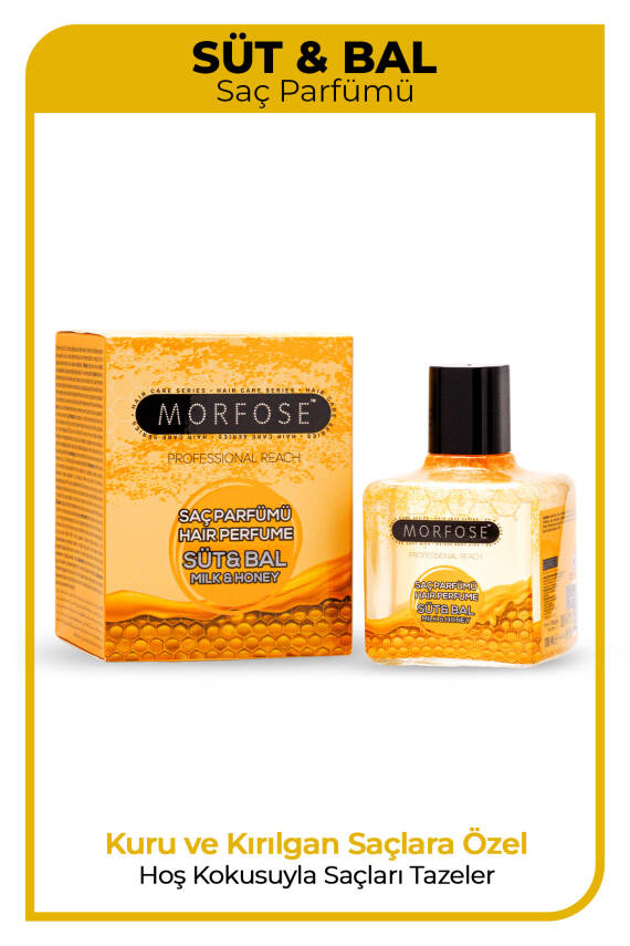 Morfose Süt & Bal İçerikli Saç Parfümü 100 ml - 4