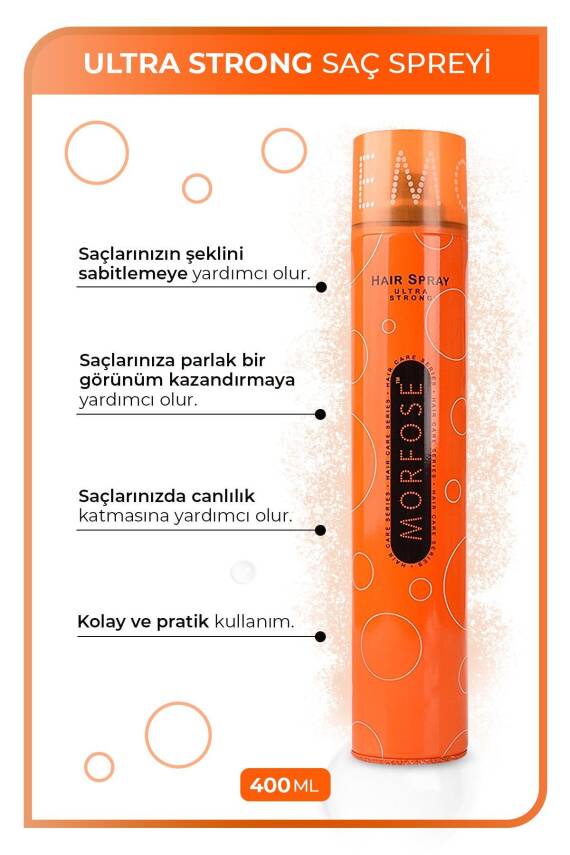 Morfose Ultra Strong Saç Spreyi 400ml - 2