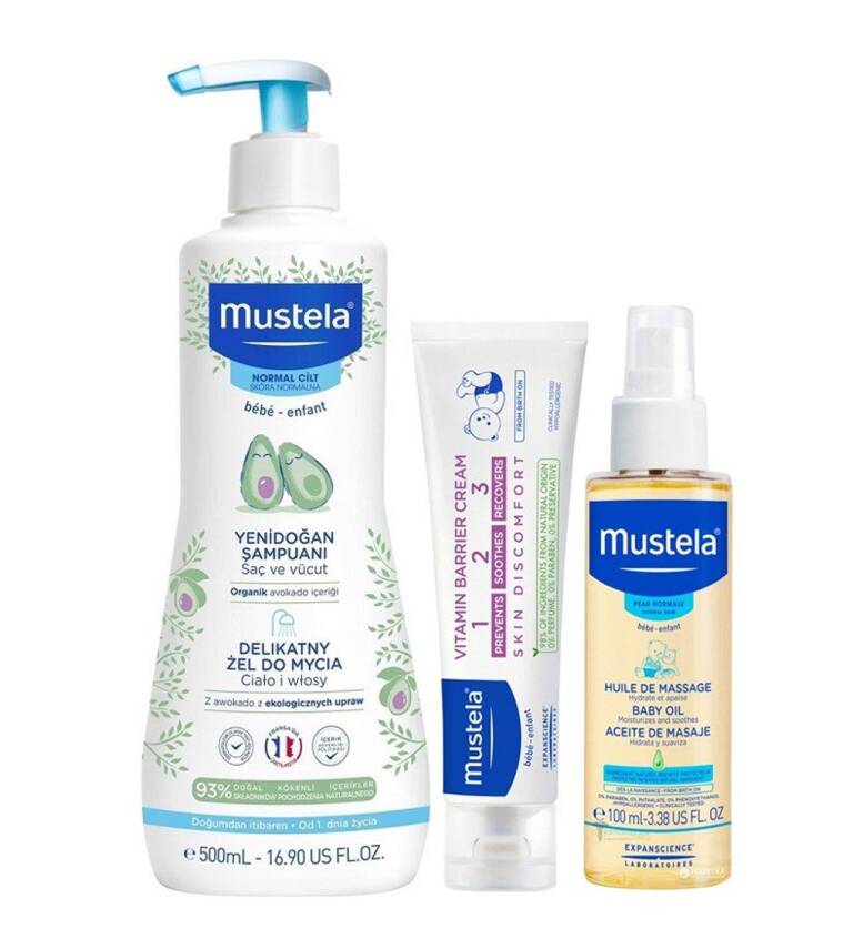 Mustela Bebek Günlük Çözüm Seti - 1