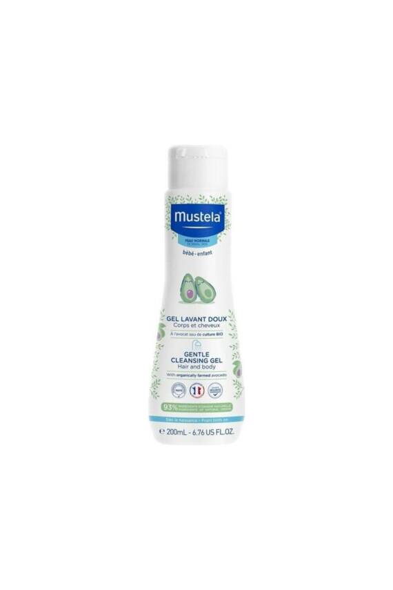 Mustela Gentle Cleansing Dermo Cleansing Yenidoğan Saç Vücut Şampuanı 200 ml - 1