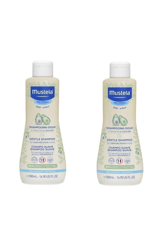 Mustela Gentle Shampoo 500 Ml x 2 Adet - 1