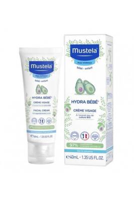 Mustela Hydra Bebe Organik Avokadolu Bebek Yüz Kremi 40ml - 2