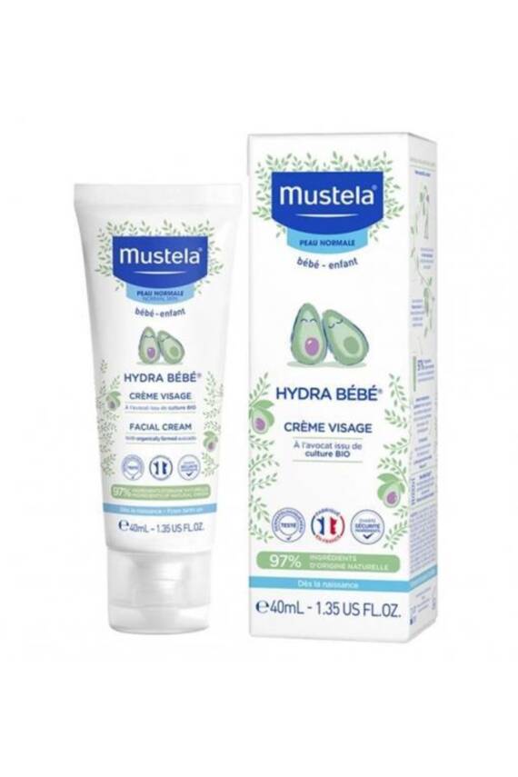 Mustela Hydra Bebe Organik Avokadolu Bebek Yüz Kremi 40ml - 2