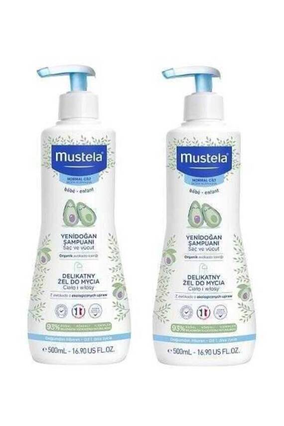 Mustela Saç Ve Vücut Şampuan 500 ml X 2 Adet - 1