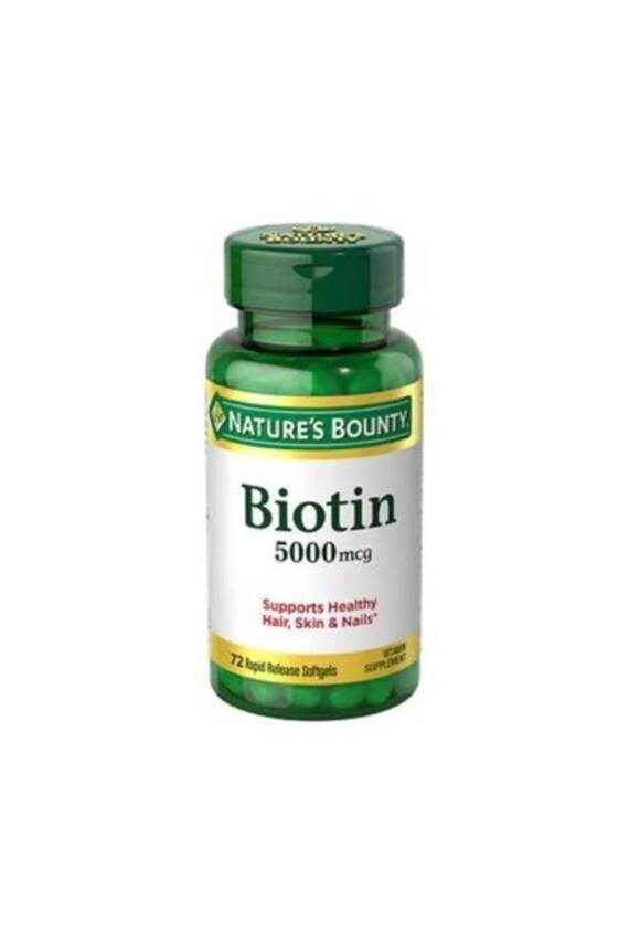 Nature's Bounty Biotin 5000 Mcg 72 Kapsül - 1