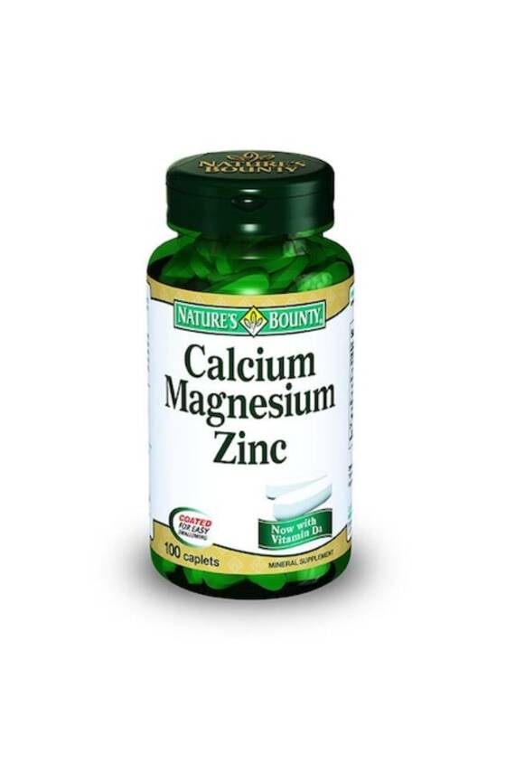 Nature's Bounty Calcium Magnesium Zinc 100 Tablet - 1