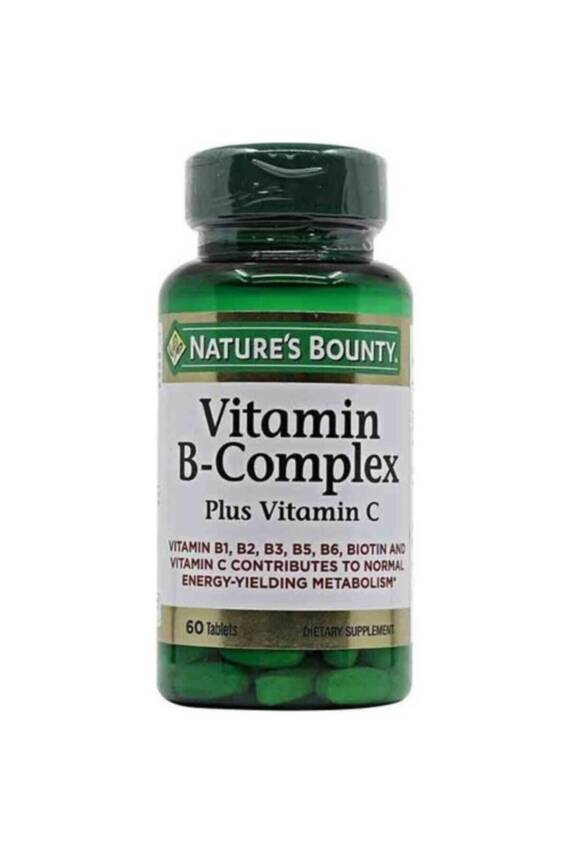 Nature's Bounty Vitamin B-Complex Plus Vitamin-c 60 Tablet - 1