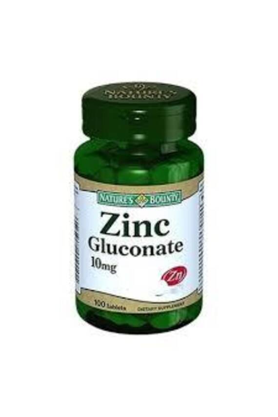 Nature's Bounty Zinc Gluconate 10 Mg 100 Tablet - 1