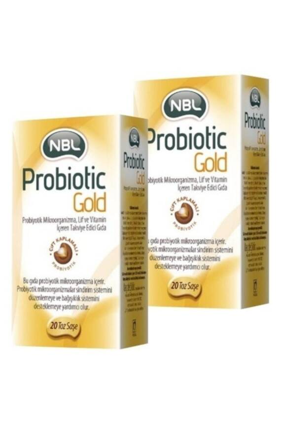 NBL Probiotic Gold 20 Stick Saşe 2'li Avantaj Paket - 1
