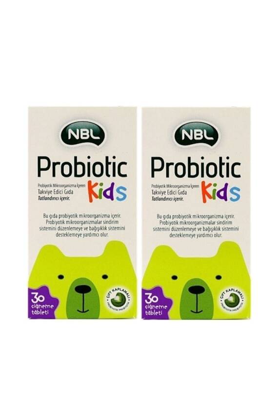 NBL Probiotic Kids 30 Çiğneme Tableti-2 Adet- - 1
