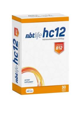 Nbt Hc12 Vitamin B12 30 Çiğneme Tableti - Nbt İlaç