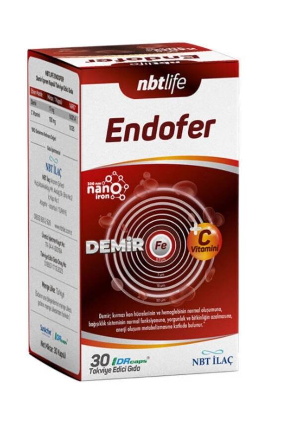 Nbt Life Endofer Takviye Edici Gıda 30 Kapsül - 1